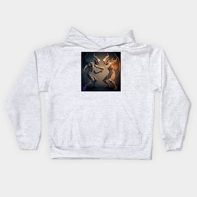 Demon| Anatomy Kids Hoodie by MindTankArt